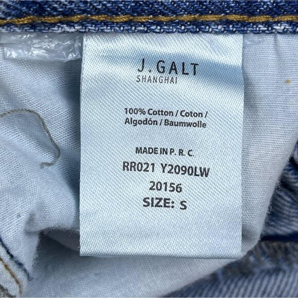 J. Galt Womens Straight-Leg Blue Denim Jeans Sz S - Picture 5 of 6